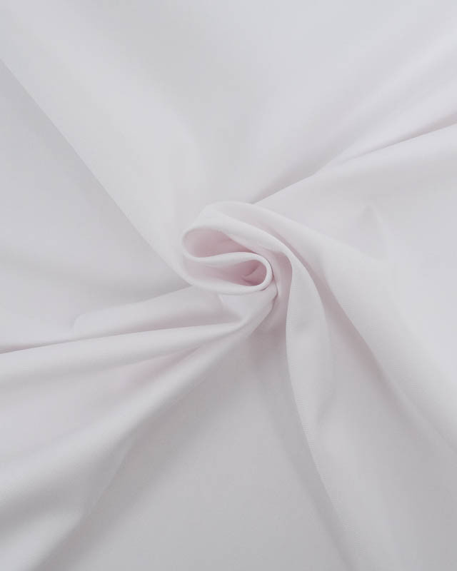 Sergé Twill Polyviscose blanc